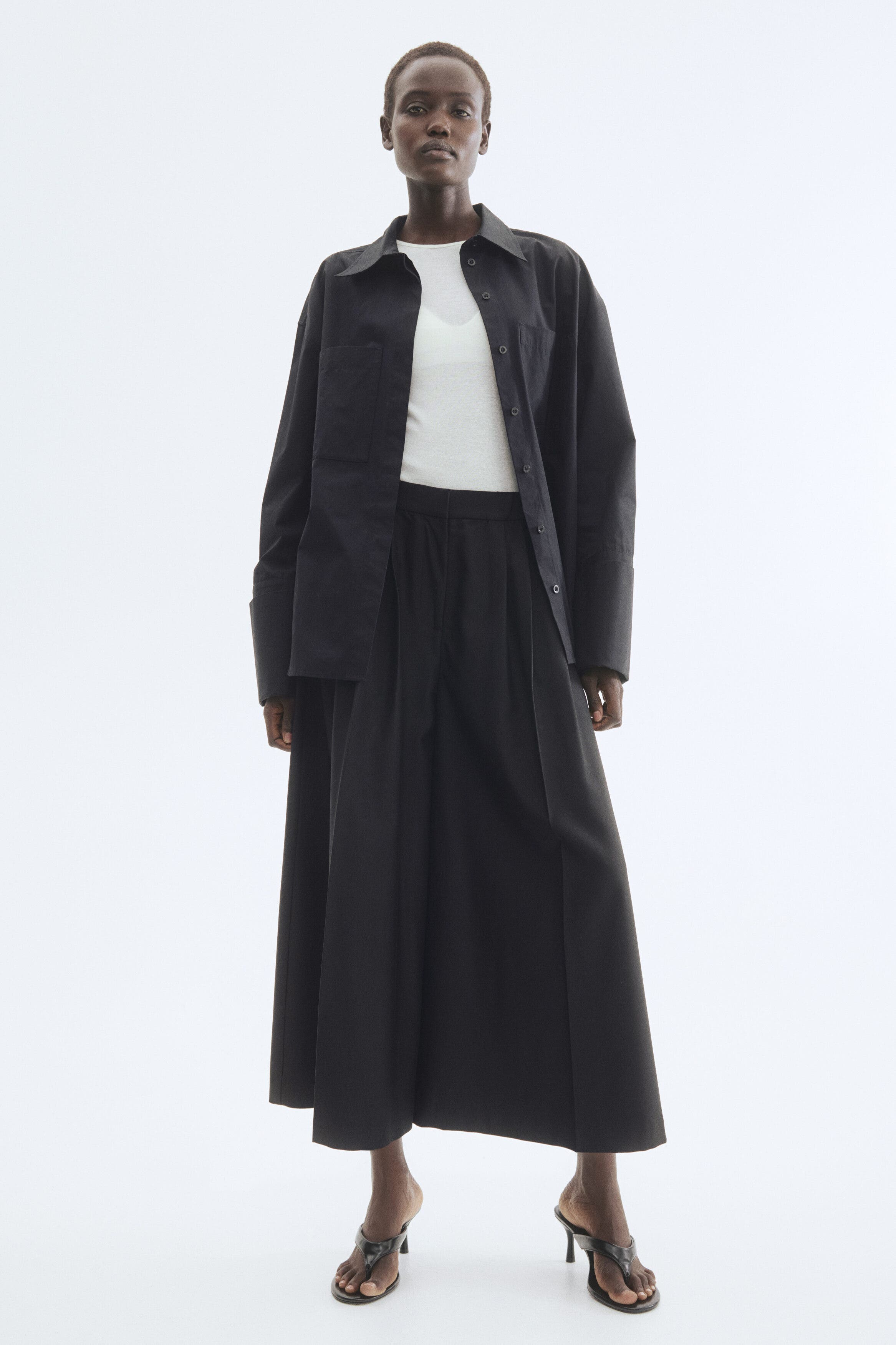 Pleat-front Culottes - image 2
