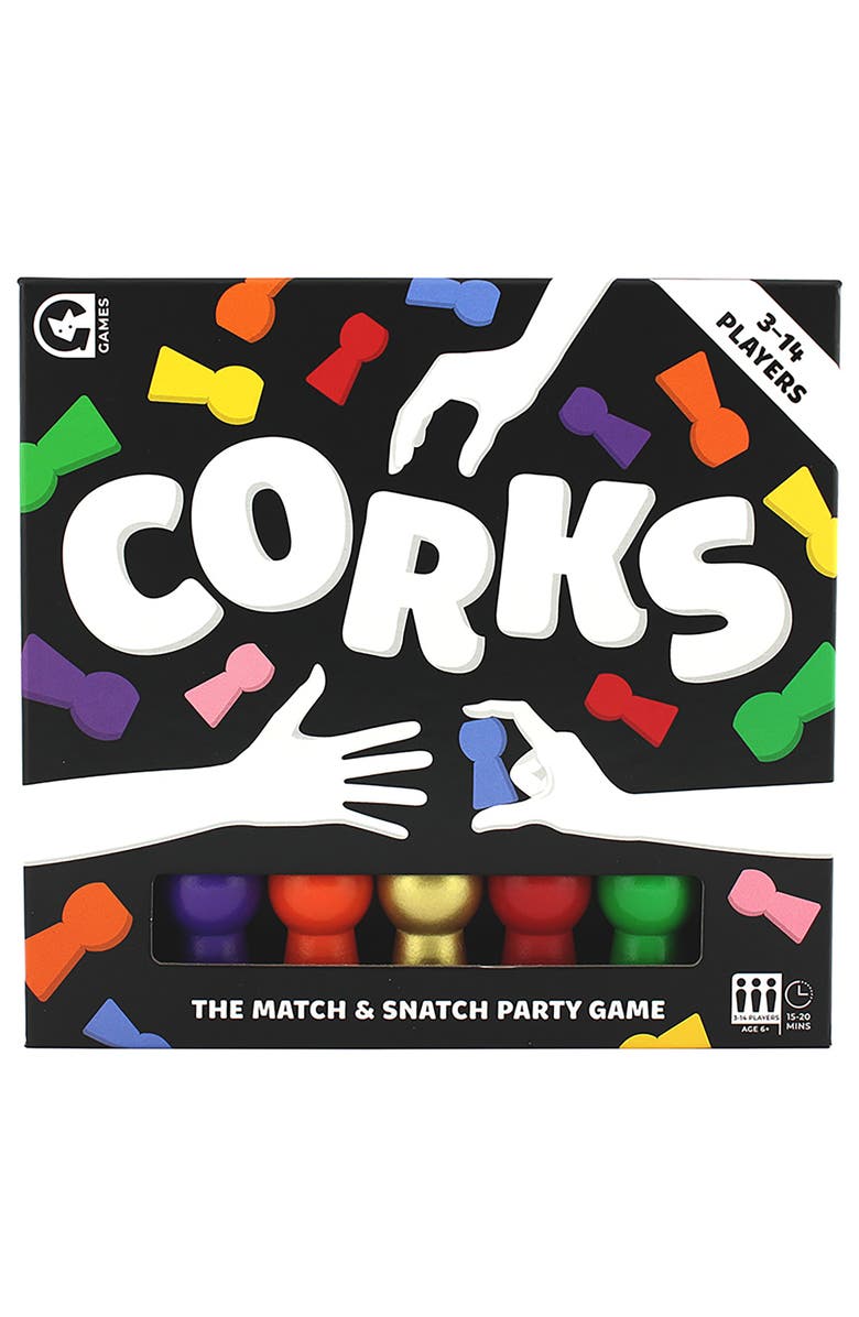 GINGER FOX Corks, Frantic Card Swapping Set Collecting Game, Kids Ages 6+, Main, color, Multicolored