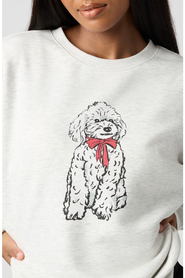 Cozy Crush Winnie Graphic Sweatshirt, Alternate, color, HEATHER ICE
