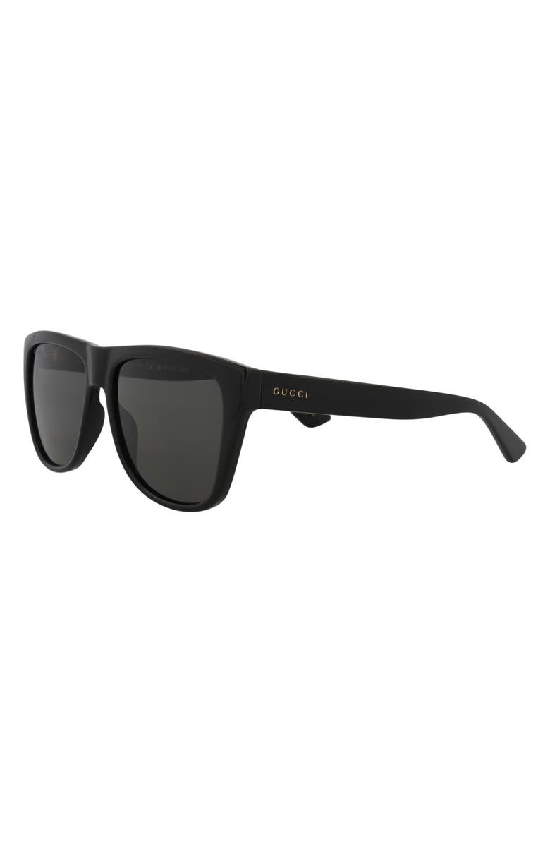 Gucci 57mm Core Square Sunglasses, Alternate, color,