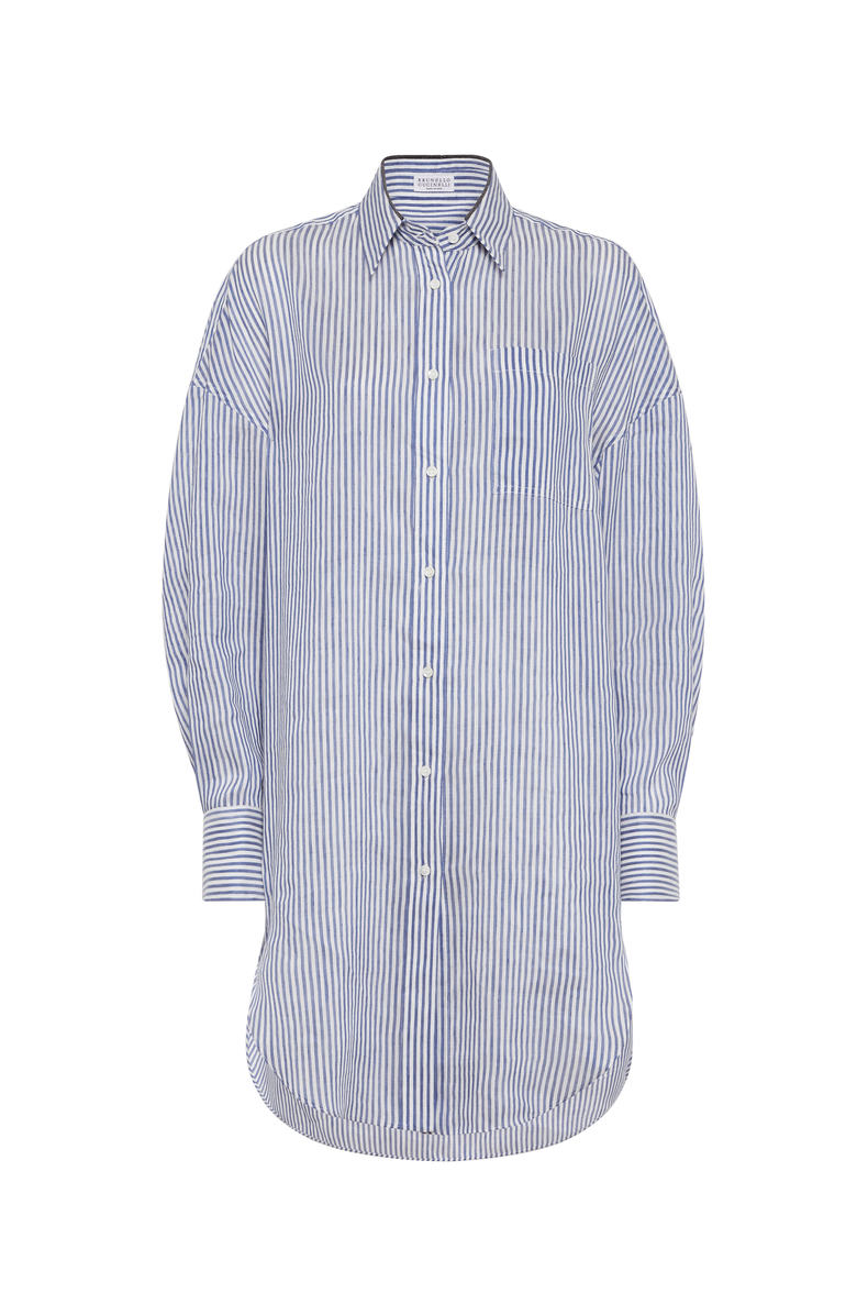 Brunello Cucinelli Long shirt with monili, Main, color, 