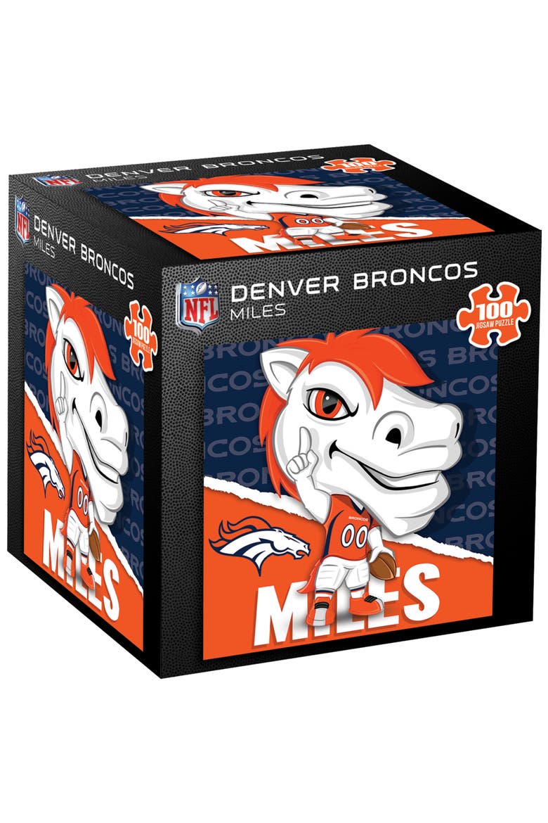 Denver Broncos Mascot 100 Piece Puzzle, Main, color, Multicolor