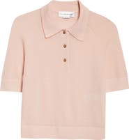Victoria Beckham Extrafine Merino Wool Polo