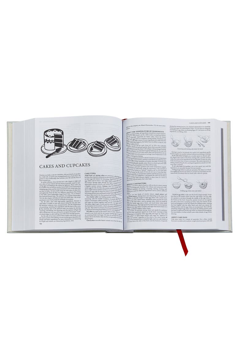 Joy of Cooking Leather Coffee Table Book, Alternate, color, Red