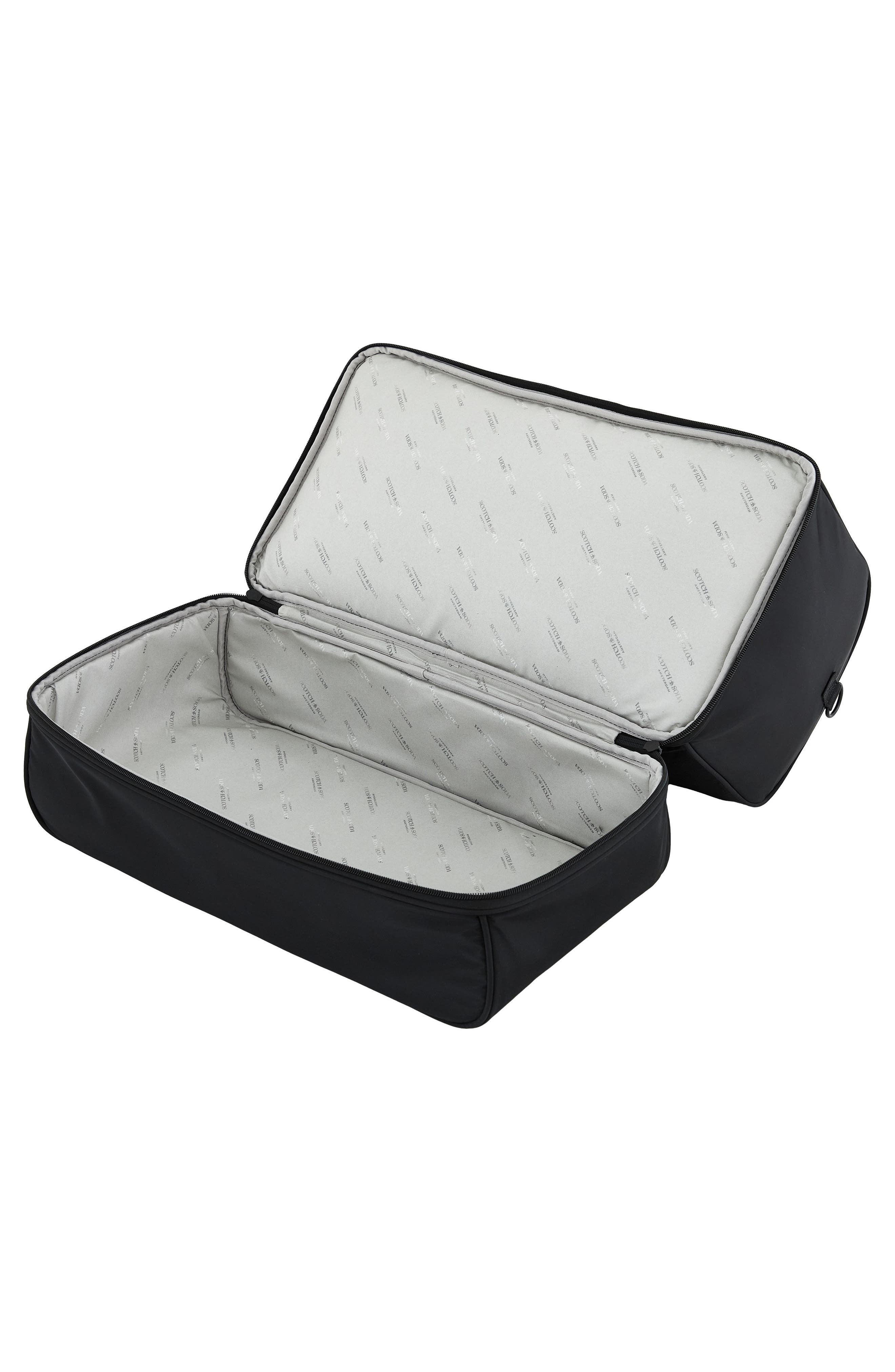 Scotch & Soda Eindhoven Two-Section Weekender Bag, Alternate, color, Black