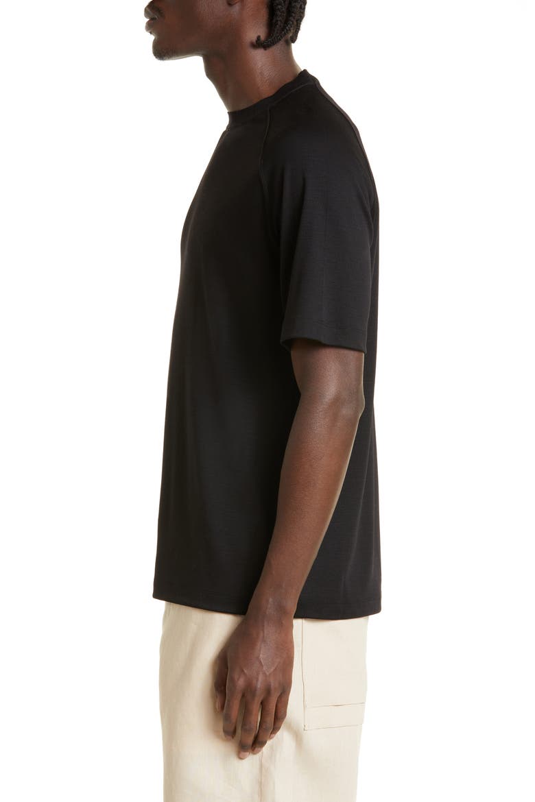 High Performance™ Short Sleeve Wool T-Shirt, Alternate, color, BLACK