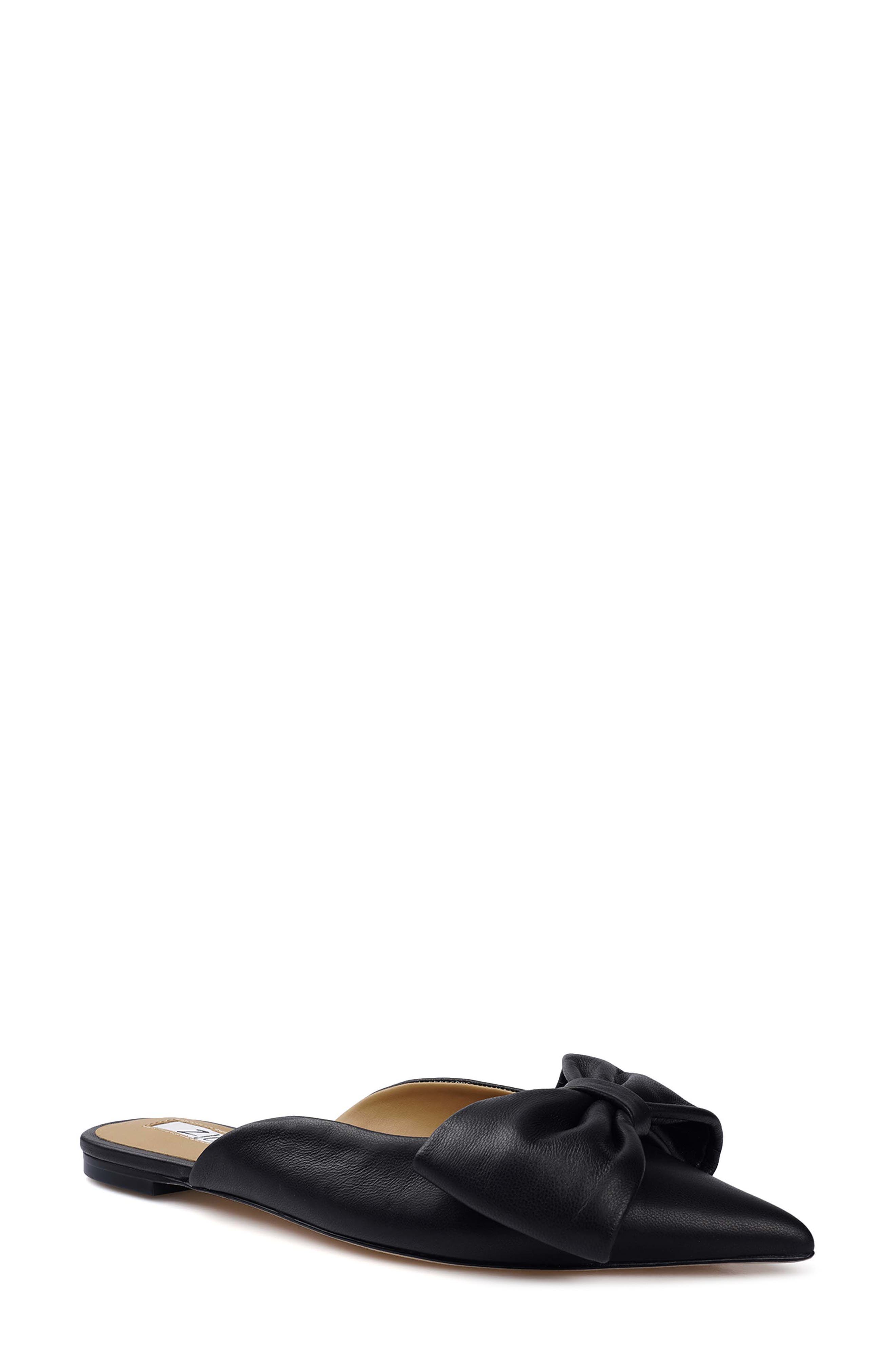 ZIGI Mane Bow Mule, Main, color, Black