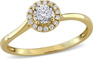 Julianna B. Lab-Grown Diamond Halo Engagement Ring 14k