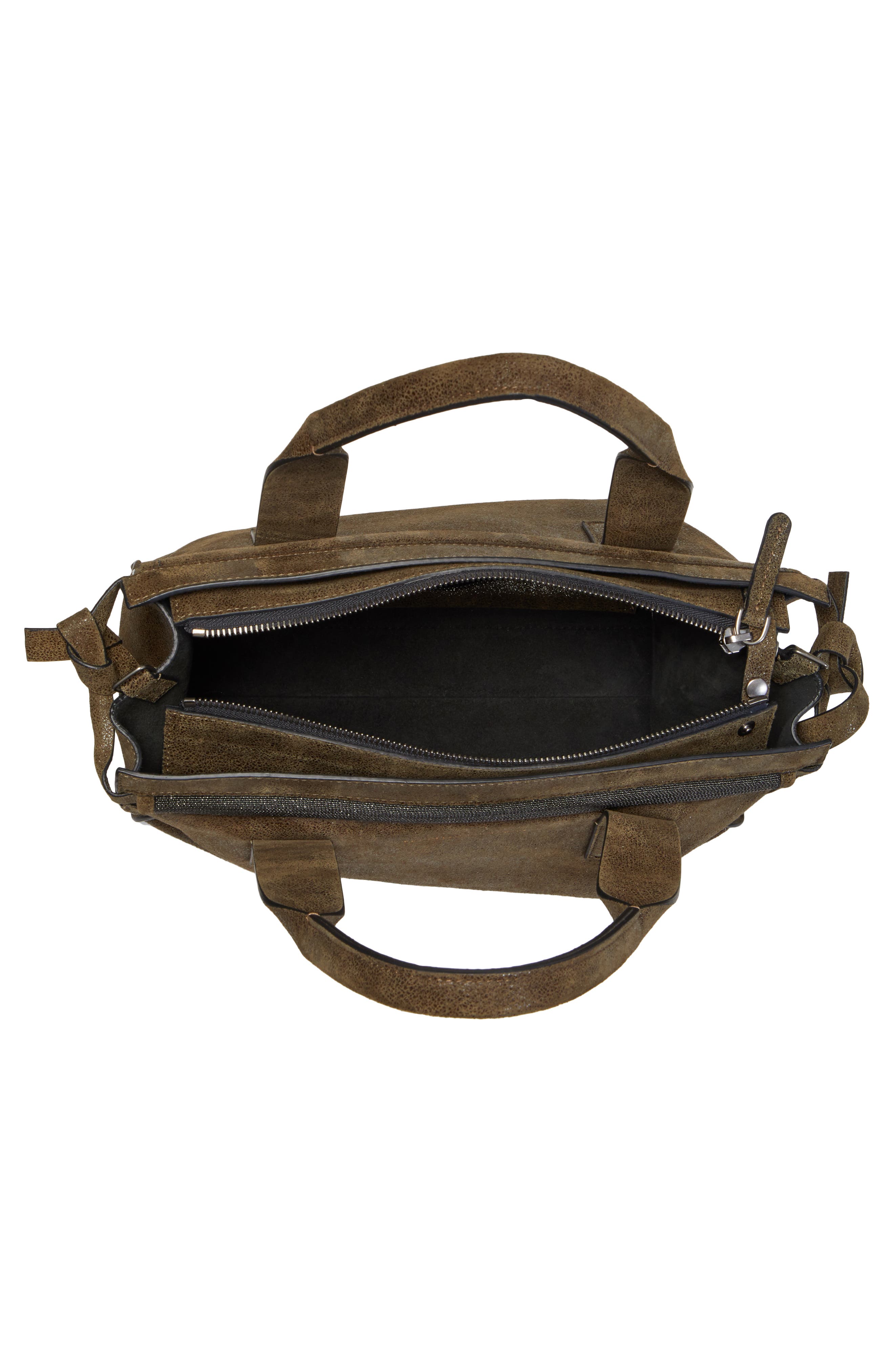 Brunello Cucinelli Monili Trip Leather Tote, Alternate, color, 