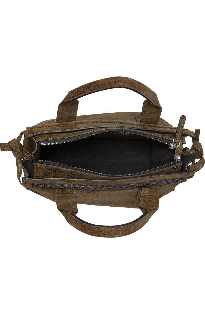 Brunello Cucinelli Monili Trip Leather Tote, Alternate, color,