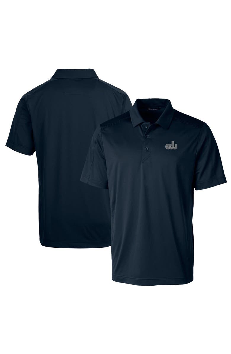 Cutter & Buck Men's Cutter & Buck Navy Old Dominion Monarchs Team Logo Big & Tall Prospect Textured Stretch Polo, Main, color, 