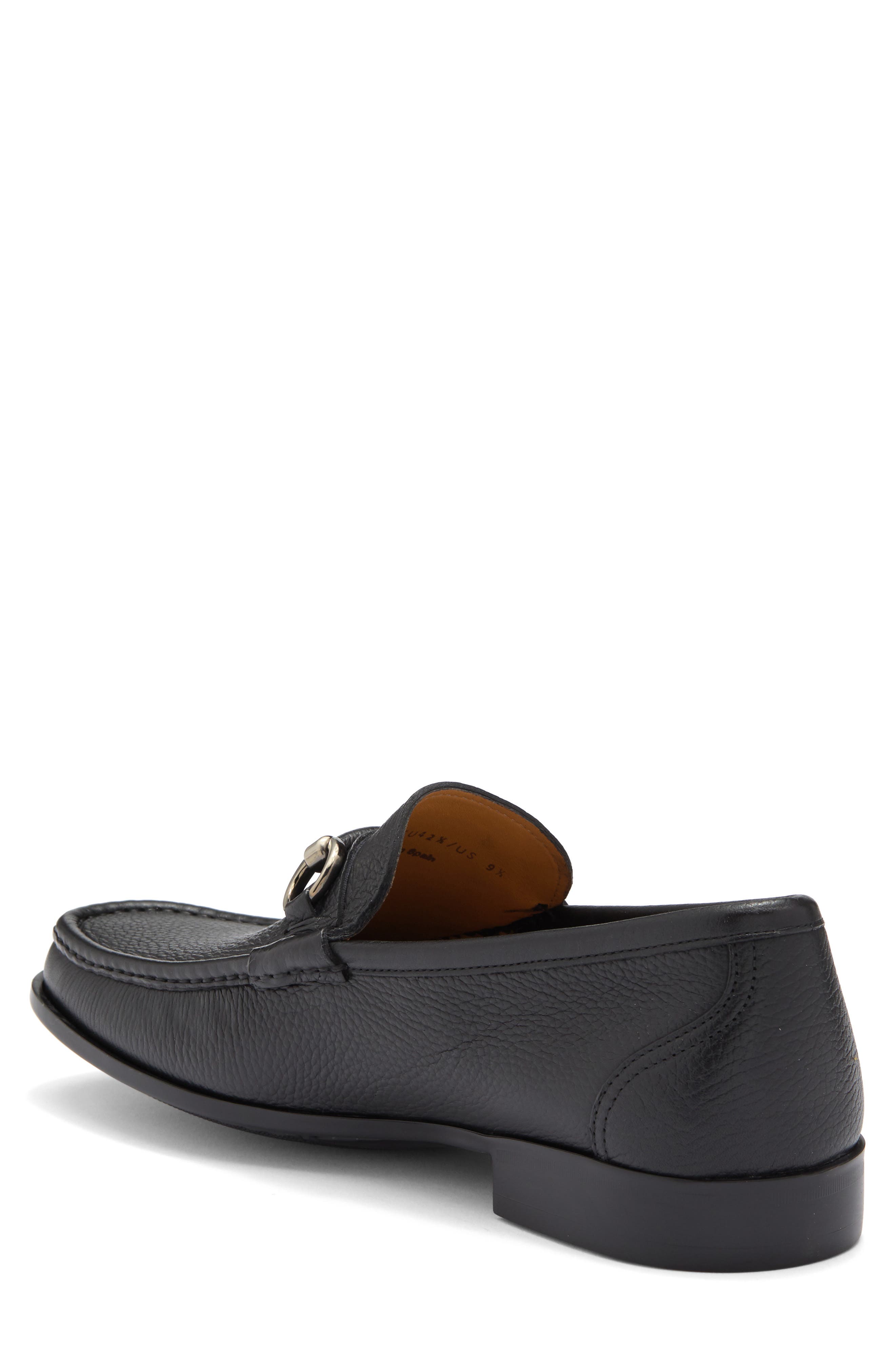 Magnanni Blas II Bit Loafer, Alternate, color, Black Leather