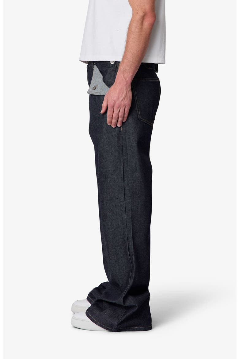 Mule Pocket Kick Flare Jeans, Alternate, color, RINSED INDIGO