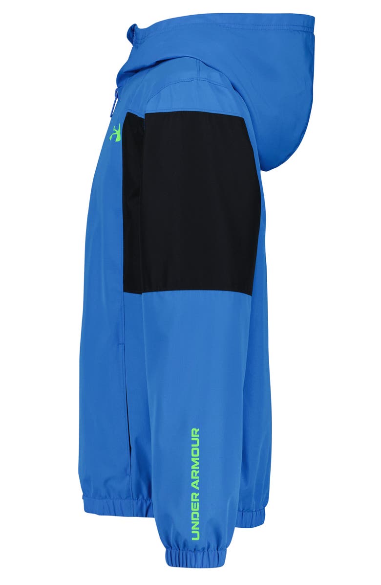 Under Armour Kids' Manataug Windbreaker, Alternate, color, Blue Atlantis