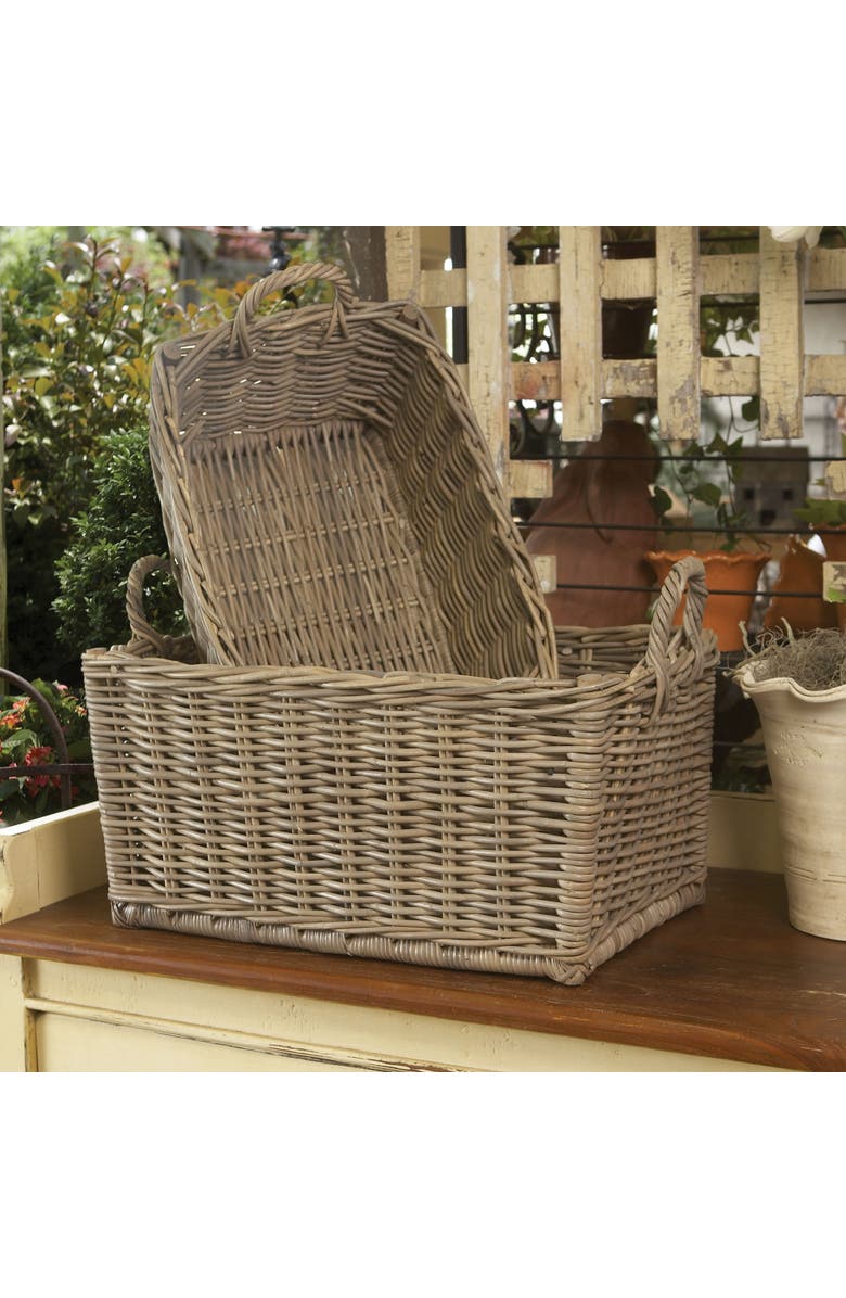 Napa Home & Garden Normandy Laundry Baskets, Set Of 2, Alternate, color, Beige