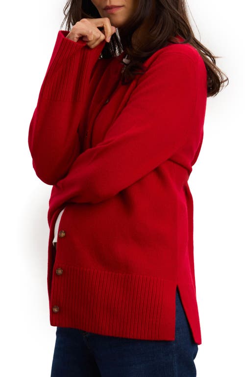 Hatch The Celine Contour Cardigan In Red