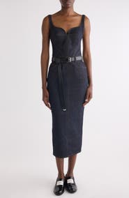 Givenchy Kick Back Stretch Denim Dress