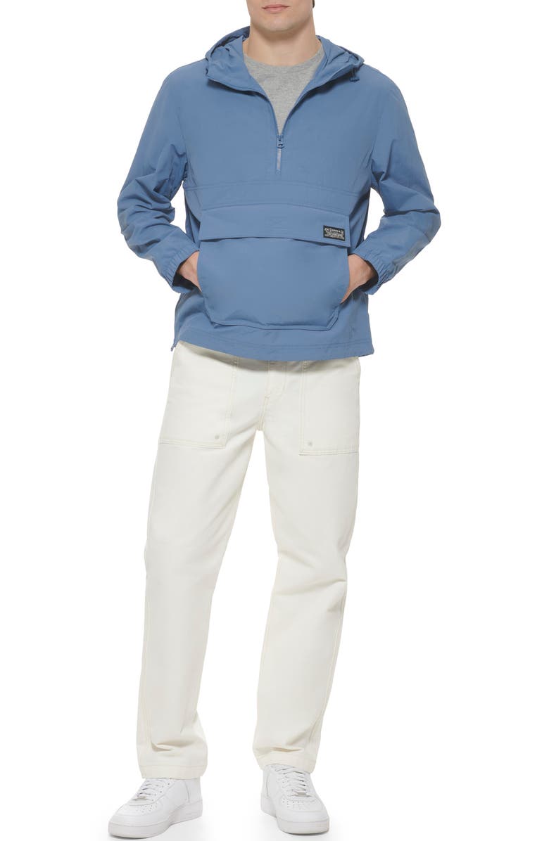 Levi's<sup>®</sup> Hooded Popover Jacket, Alternate, color, Blue