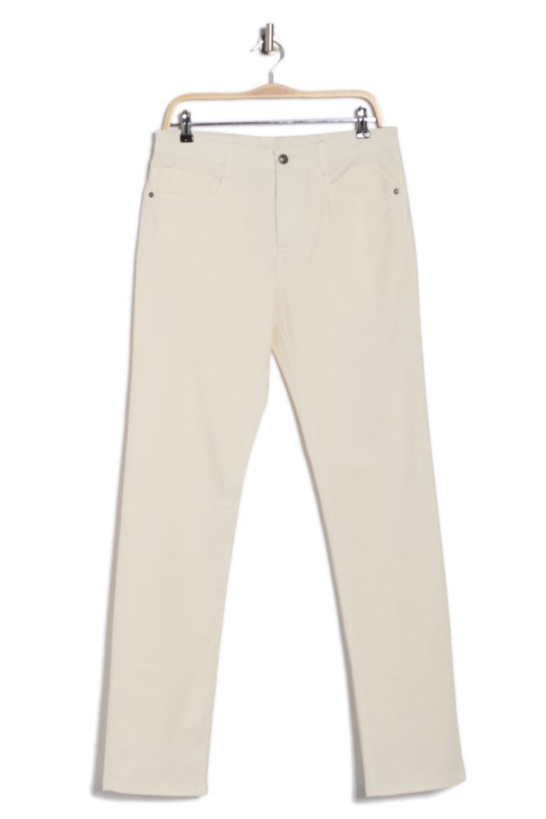 Stretch Cotton Blend 5-Pocket Pants, Alternate, color, ECRU