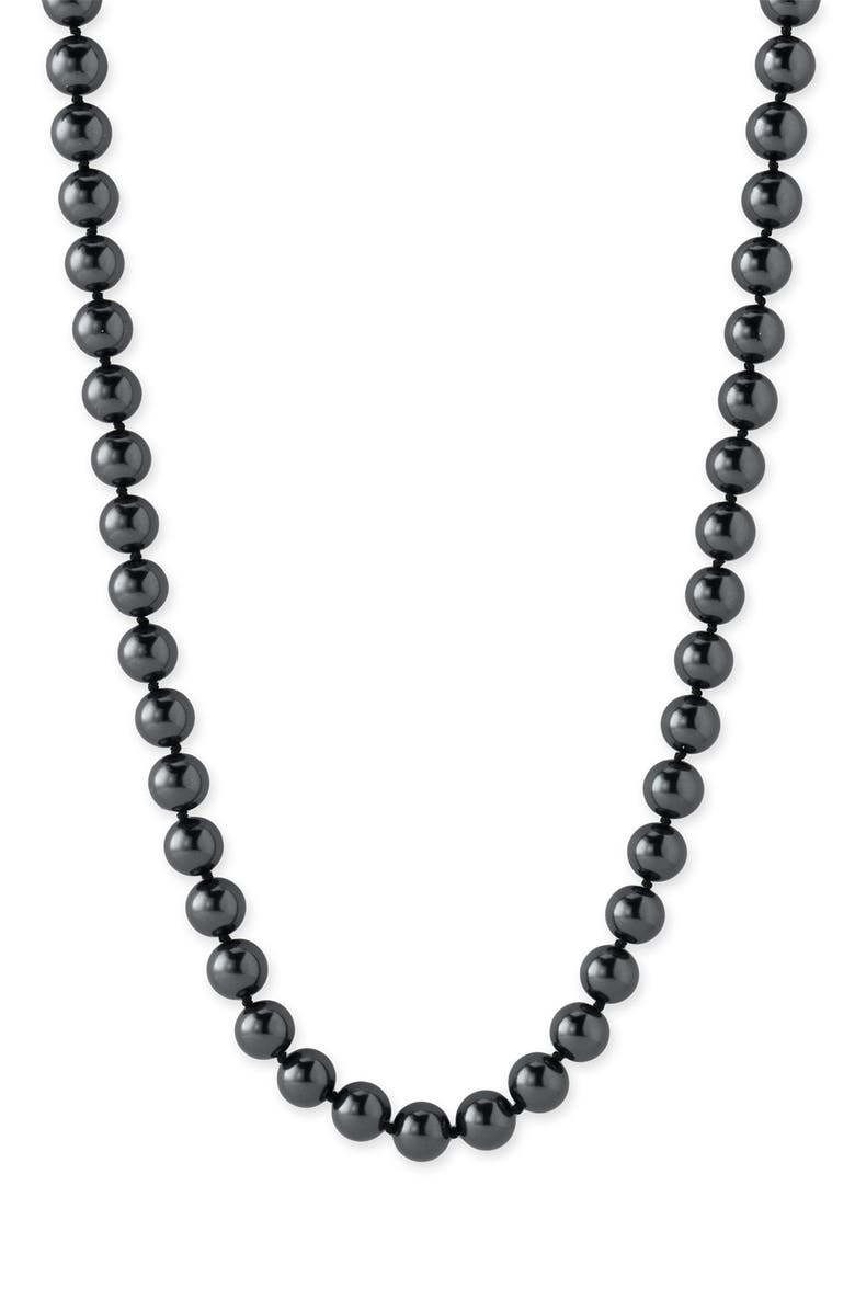 Nordstrom 10mm Glass Pearl Extra Long Strand Necklace, Alternate, color, 