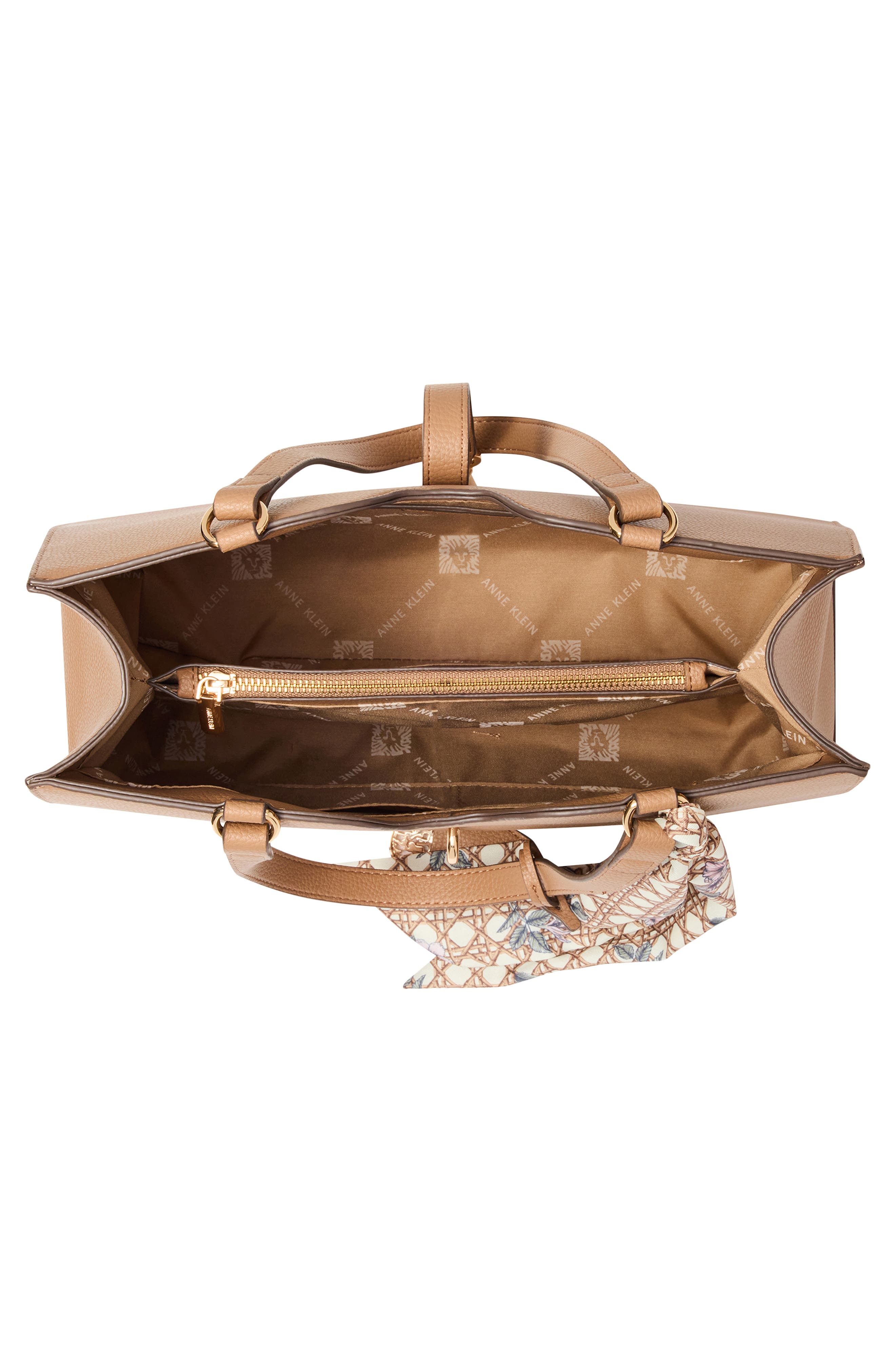 Anne Klein E/W Tote Bag, Alternate, color, Mocha