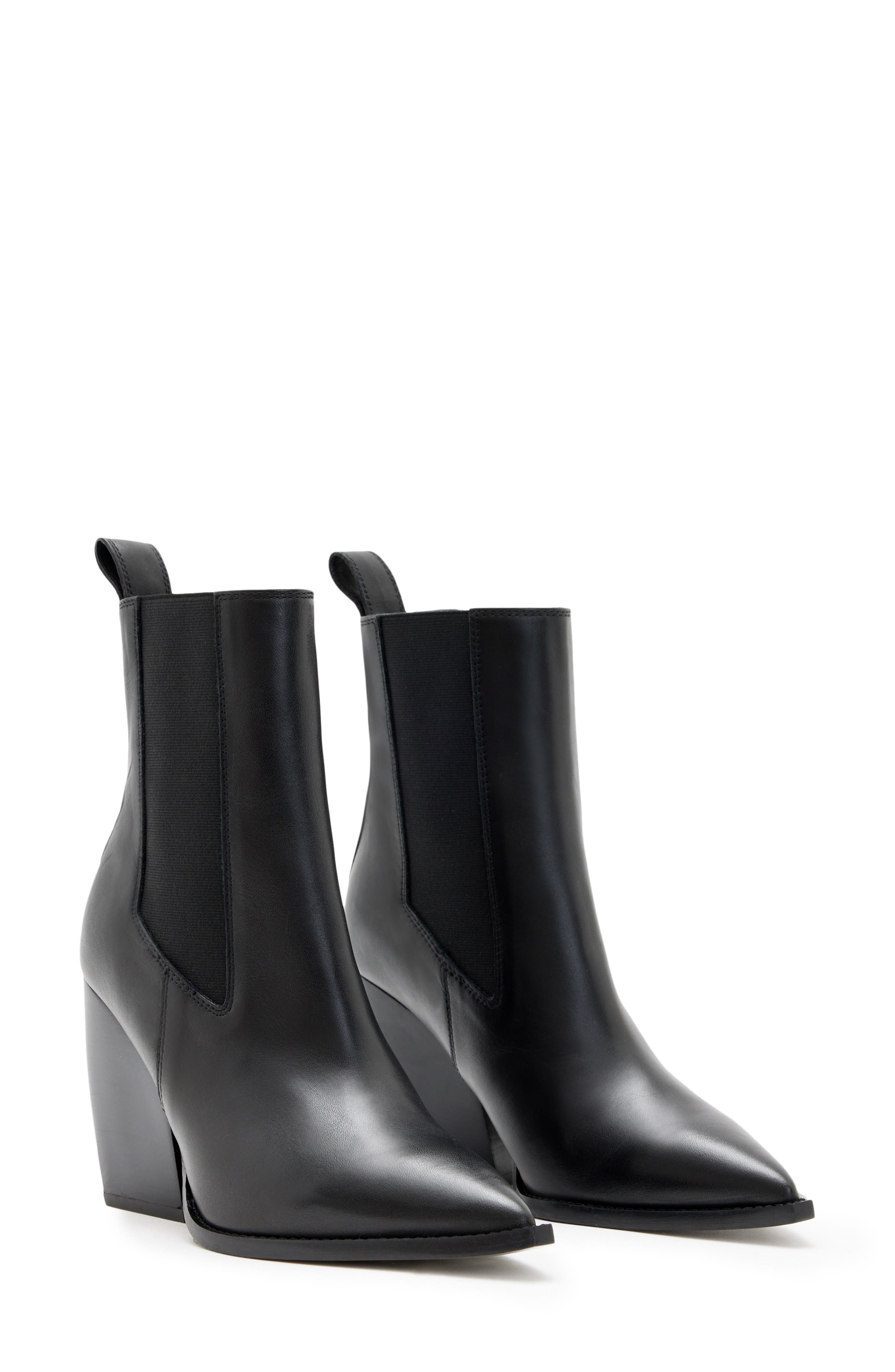 AllSaints Ria Wedge Chelsea Boot, Main, color, 