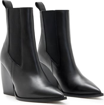 Wedge chelsea fashion boots womens