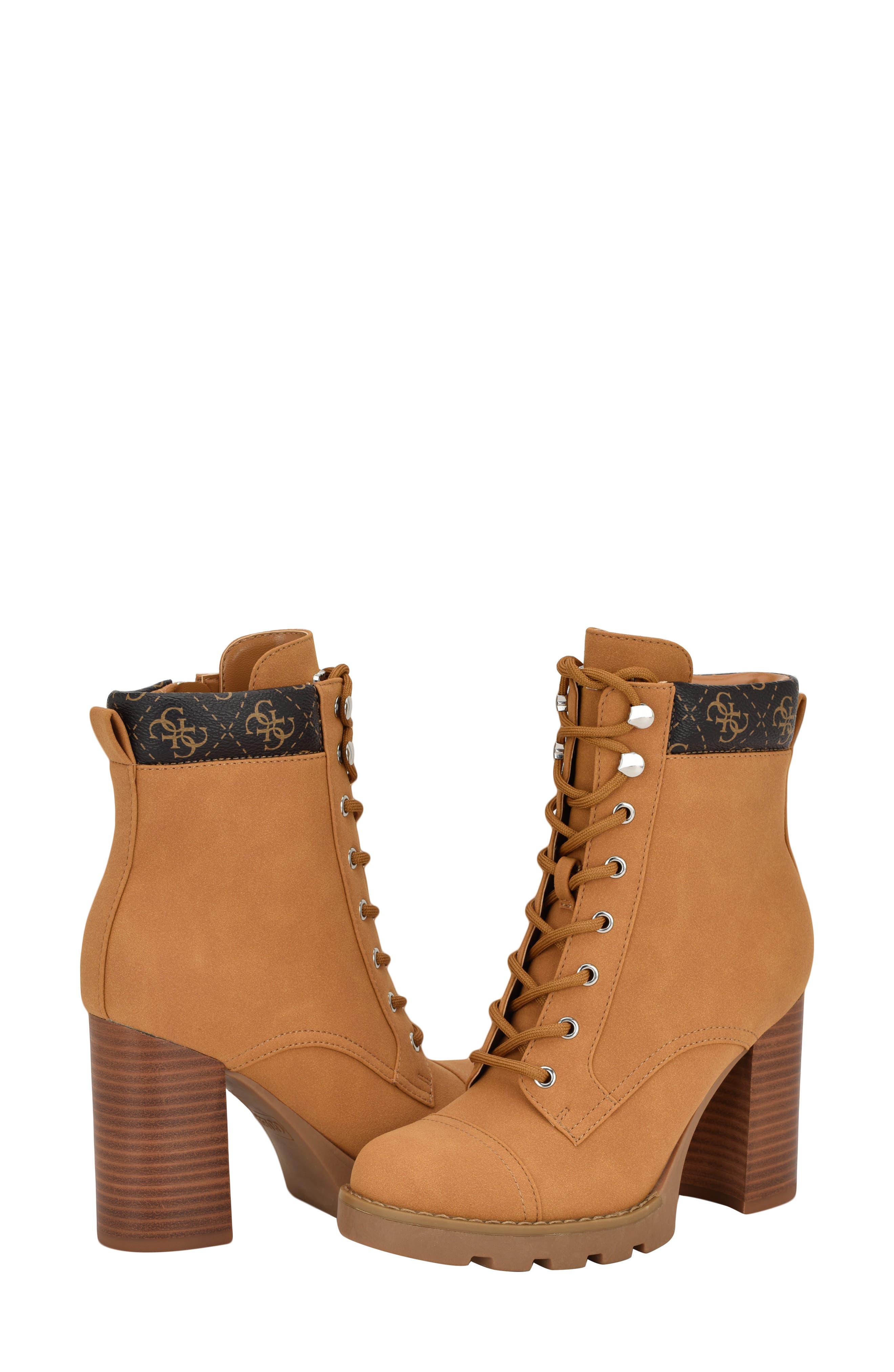 GUESS Nellsan 2 Bootie, Alternate, color, Medium Natural