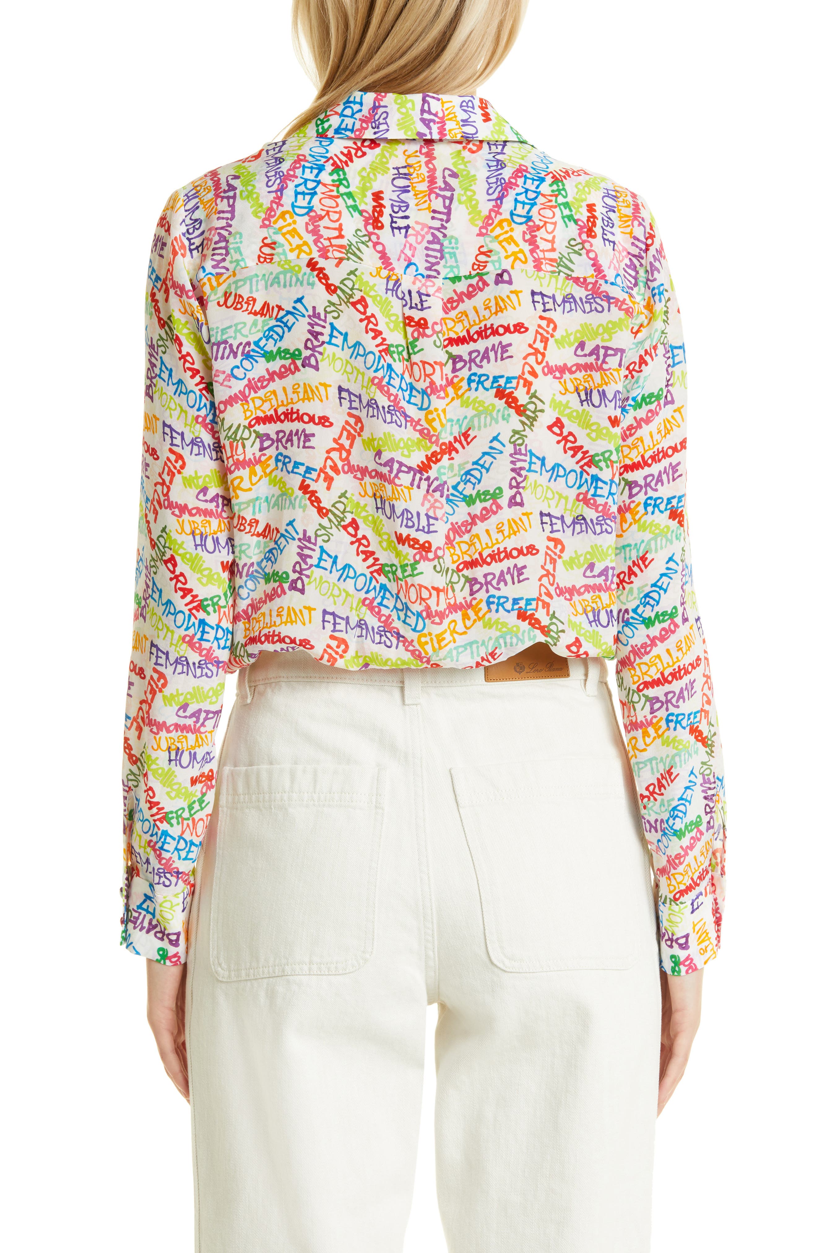 Willa Print Silk Shirt - image 2