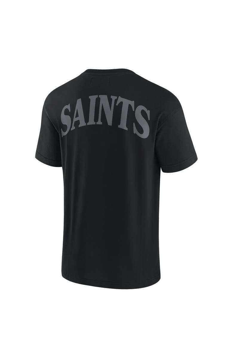 FANATICS Unisex Fanatics  Black New Orleans Saints Elements Iconic T-Shirt, Alternate, color, Black