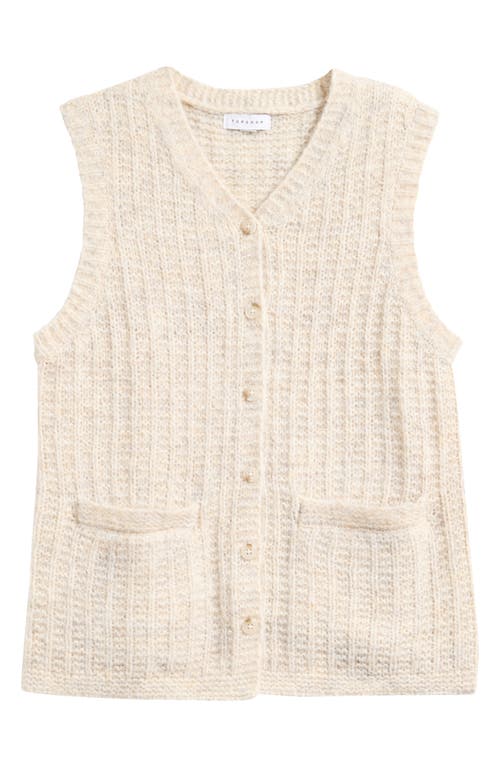 Topshop Sleeveless Knit Cardigan In Multi