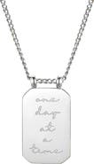 Mantra One Day At A Time - Necklace
