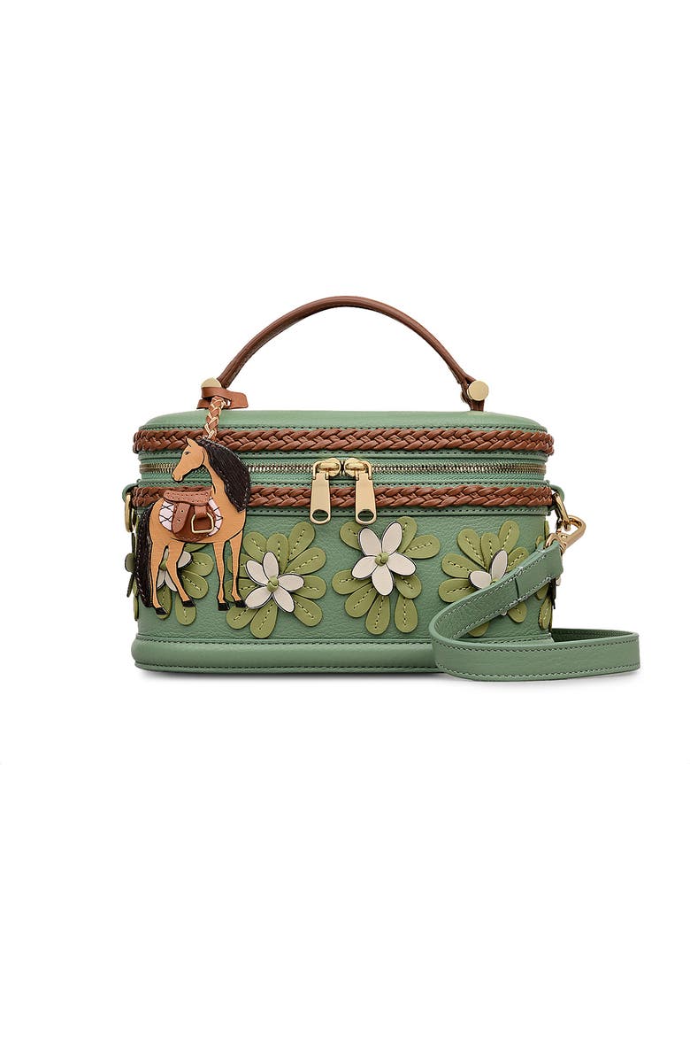 Radley Lunar New Year Small Zip Around Crossbody Bag, Main, color, Pistachio