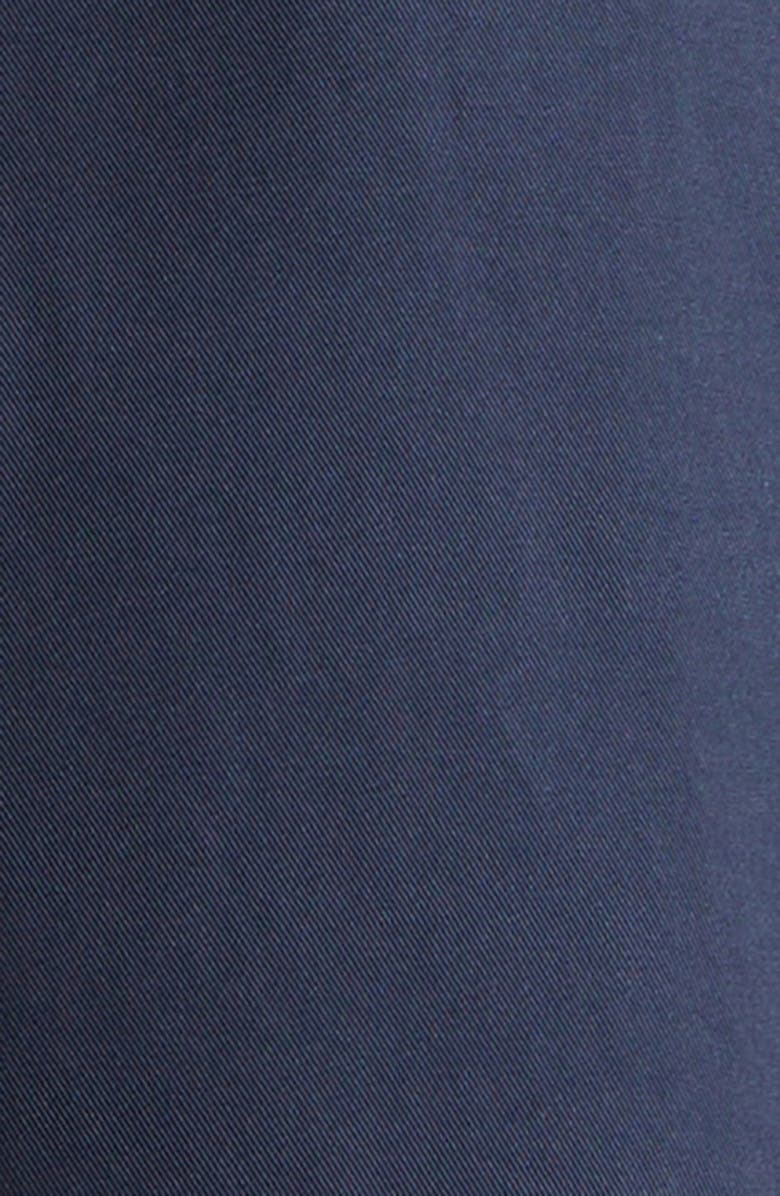 Emporio Armani Metal Tip Sash Trench Coat, Alternate, color, Navy