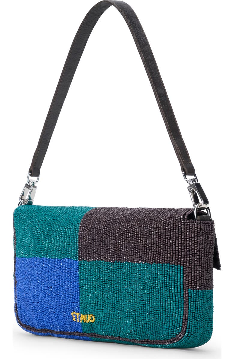 STAUD Timmy Beaded Convertible Shoulder Bag, Alternate, color, Conch Shell