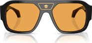 Versace 56mm Square Sunglasses