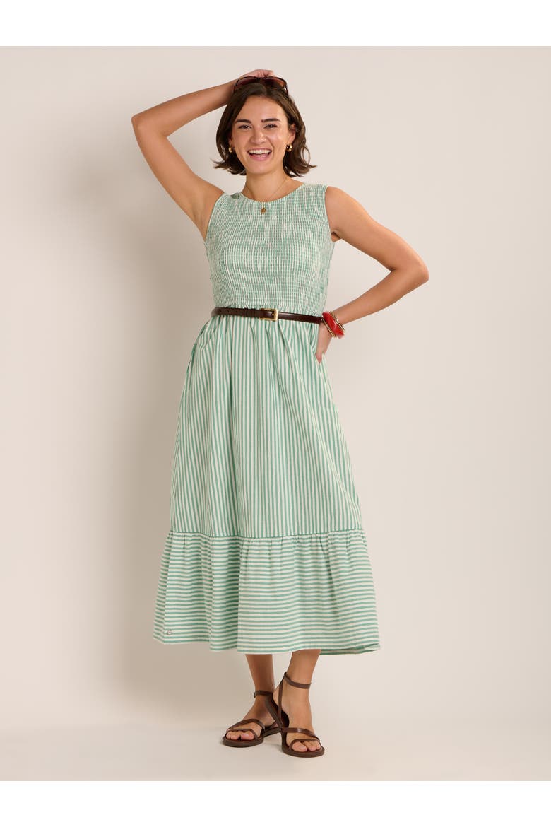 Trinn Bodice Maxi Dress, Alternate, color, Green