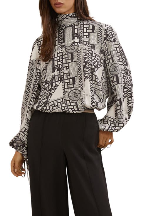 Harry Tile Print Top