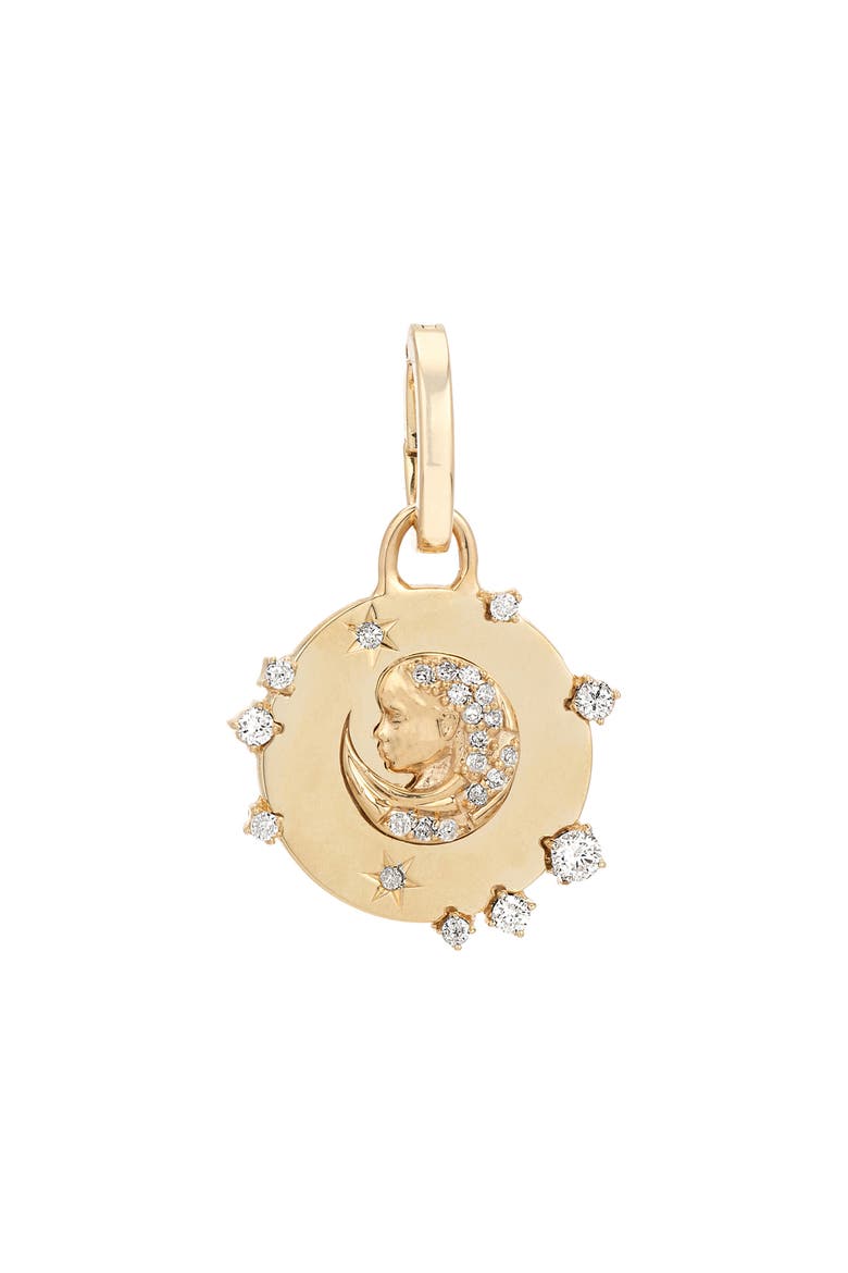 Zodiac Charm, Main, color, 14K YELLOW GOLD-VIRGO