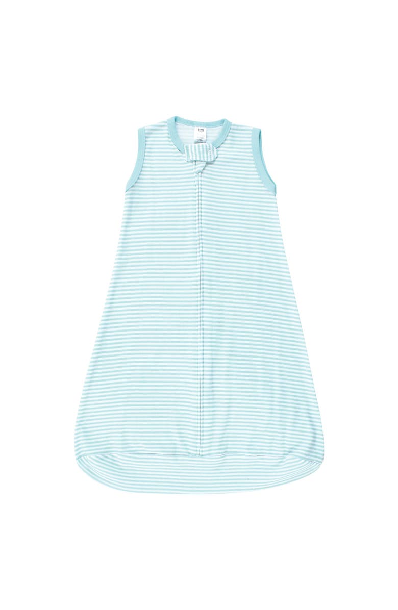 Hudson Baby Cotton Long Sleeve Wearable Sleeping Bag, Sack, Blanket, Alternate, color, Mint Milk Cookies Sleeveless