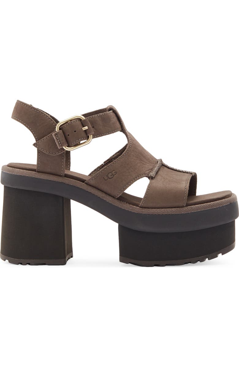 UGG<sup>®</sup> New Heights Platform Sandal, Alternate, color, Molasses