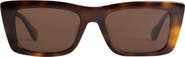 Mohala Eyewear Kea 53mm Medium Nose Bridge Wide Width Gradient Polarized Square Sunglasses