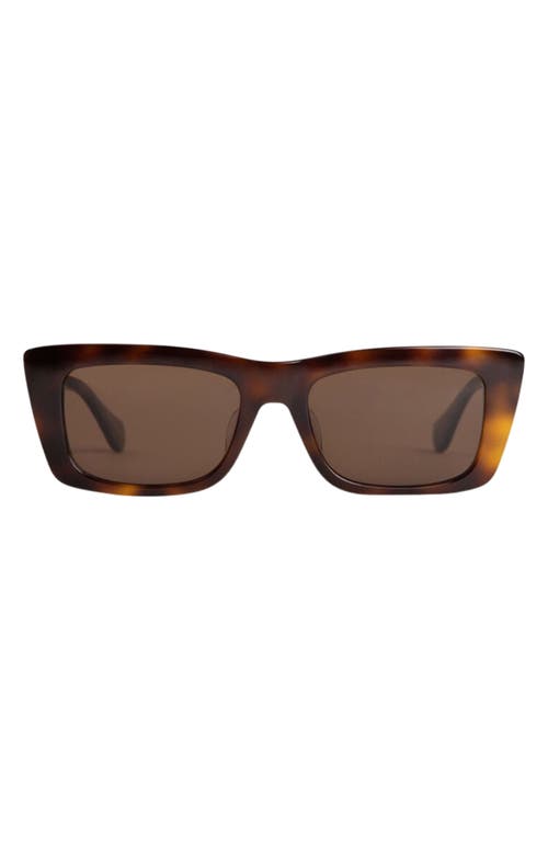 Mohala Eyewear Kea 53mm Medium Bridge Wide Width Polarized Square Sunglasses