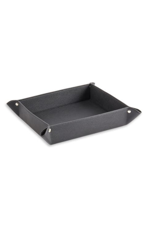 Leather Coffee Table Catchall