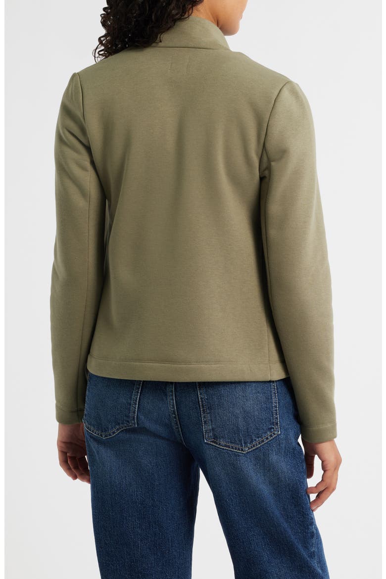 Lounge Around Moto Jacket, Alternate, color, OLIVEWOOD