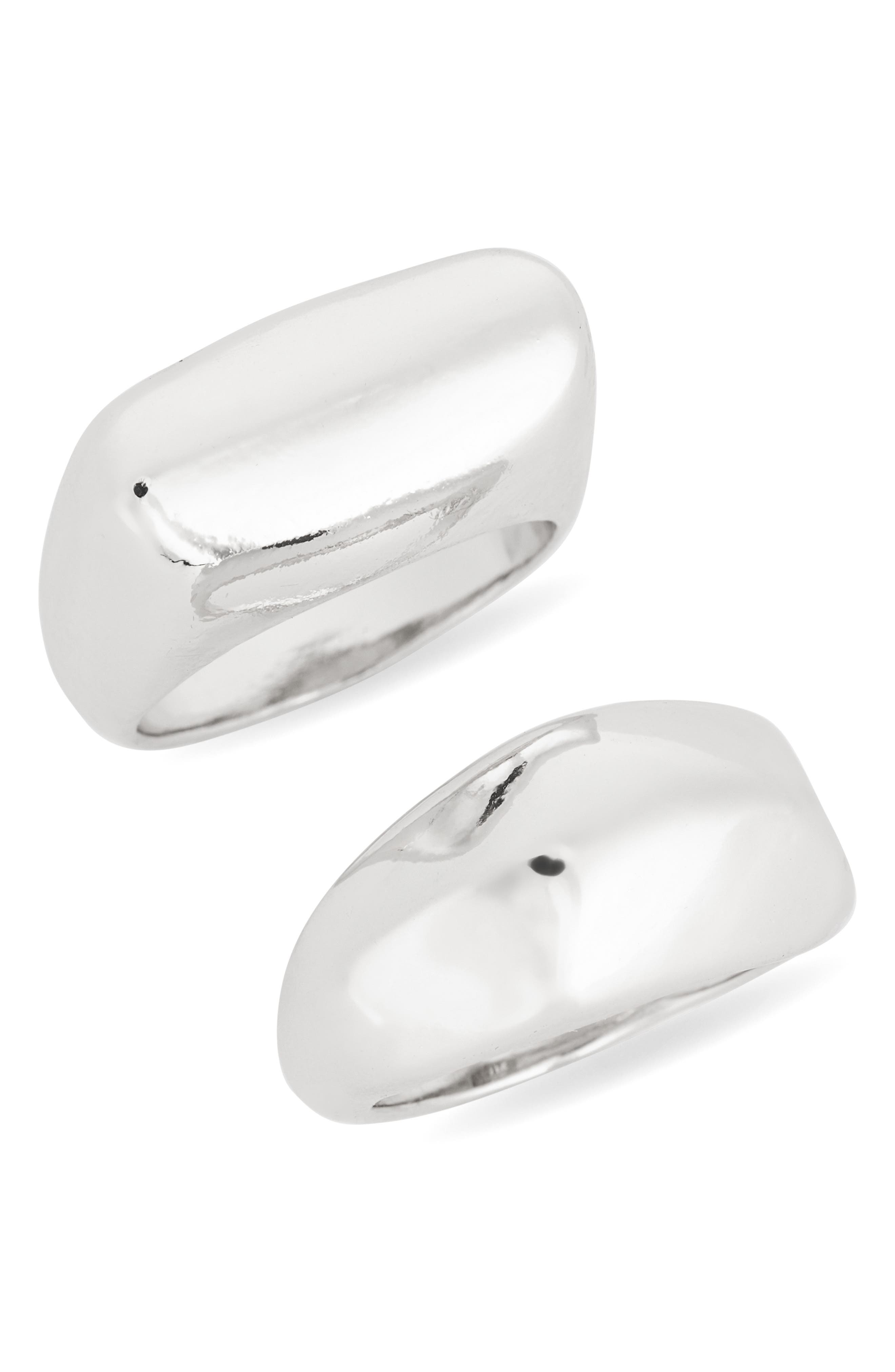 Leith 2-Pack Assorted Signet Rings
