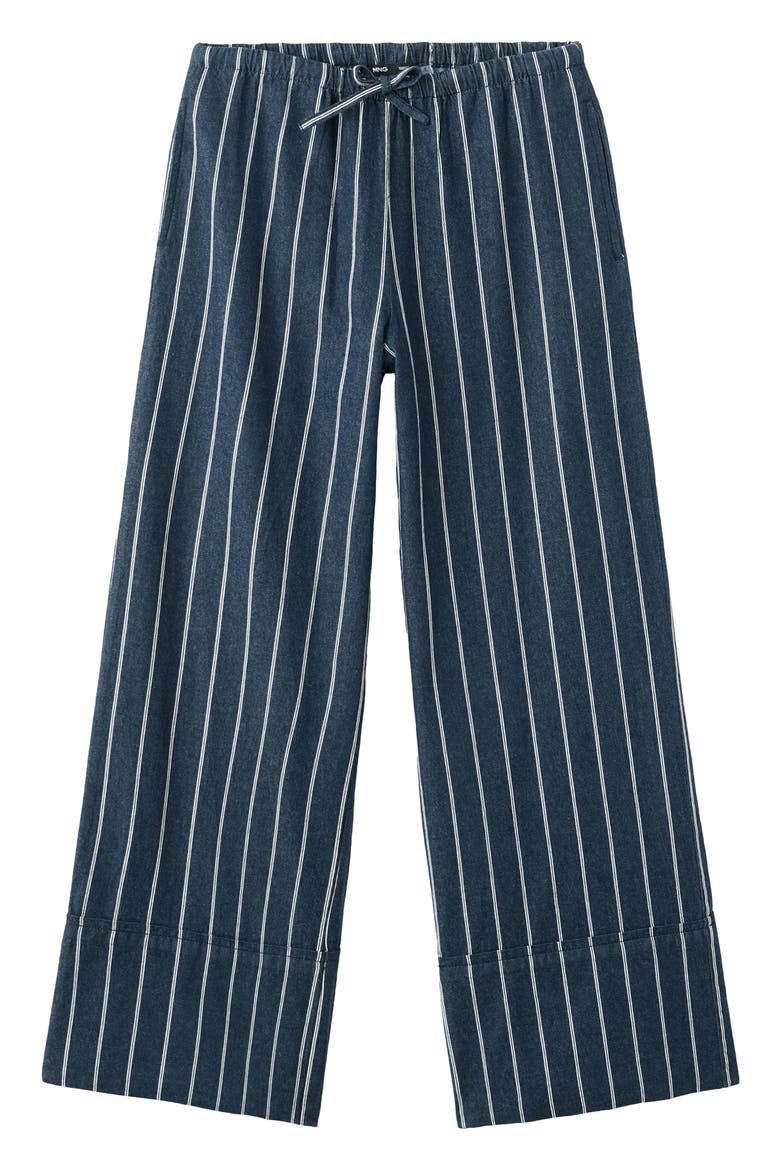 Stripe Drawstring Pants, Alternate, color, OPEN BLUE