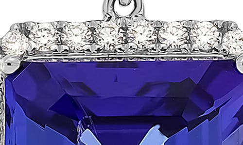 Bony Levy Diamond Tanzanite Drop Earrings In Burgundy