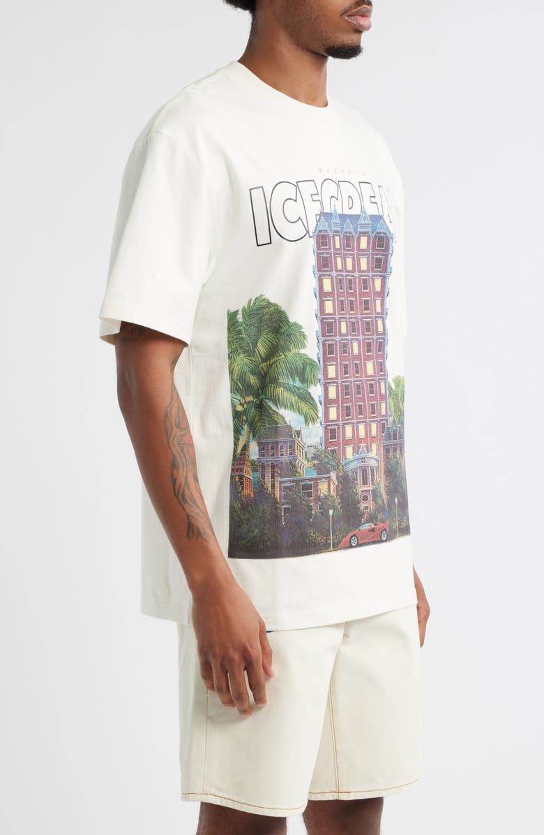 ICECREAM Estate Oversize Graphic T-Shirt, Alternate, color, Whisper White
