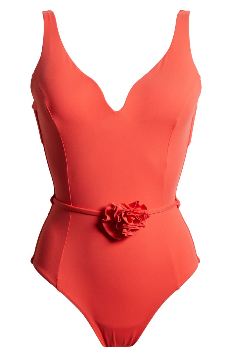 Sea Level Casa Del Mar One-Piece Swimsuit, Alternate, color, Flame